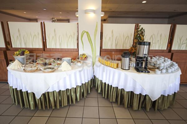 满桌沙拉的餐饮服务 健康与美味的完美平衡